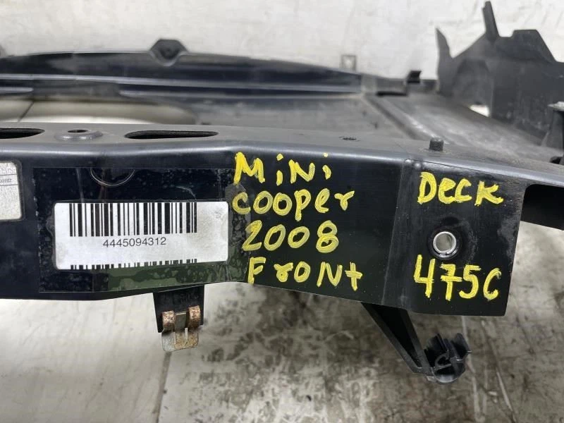 Mini Cooper HT R56 2007 panel de soporte de núcleo de radiador OEM+ Foto 3 de 4