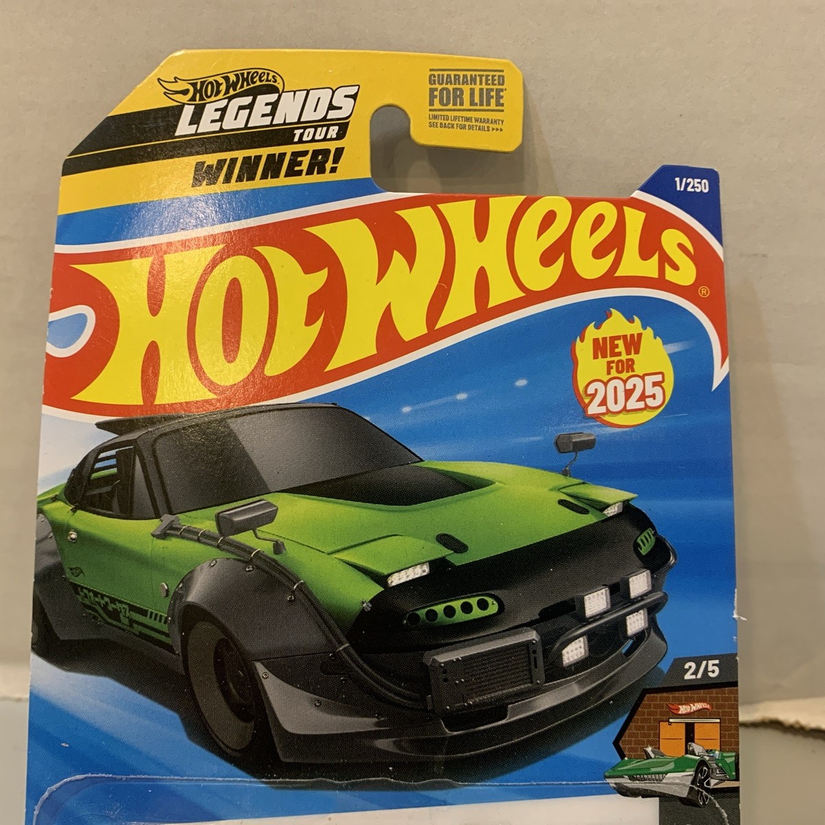 Hot Wheels 2025 Case G Mazda MX-5 Miata Legends Tour US Card In