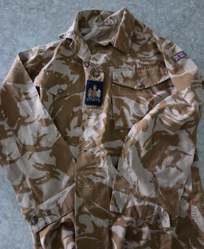 No rank British Army Surplus British Desert DPM Tropical Combat Jacket 180 104