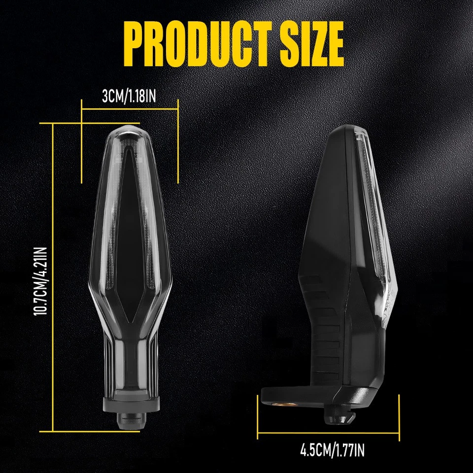 Front+Rear Turn LED Signal For Light BMW S 1000R/XR/RR 900R/XR F R1200GS F750GS - Image 4 of 4