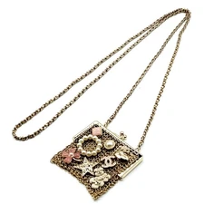 NO TARIFF Chanel AP2890 Chain Poych Mesh Clutch 2331341