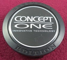 Concept One Wheels Flat Black Custom Wheel Center Cap 1