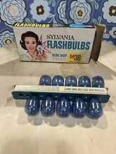 Sylvania Blue Dot M3B Partial Box  Extra Bulbs for Vintage Camera