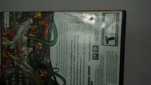 Okami PS2 CIB Sony PlayStation 2006 1st Print Black Label Complete with Manual B - Picture 11 of 11