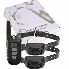 Dog Shock Training Collar Rechargeable LCD Remote Control Waterproof 1640FT US