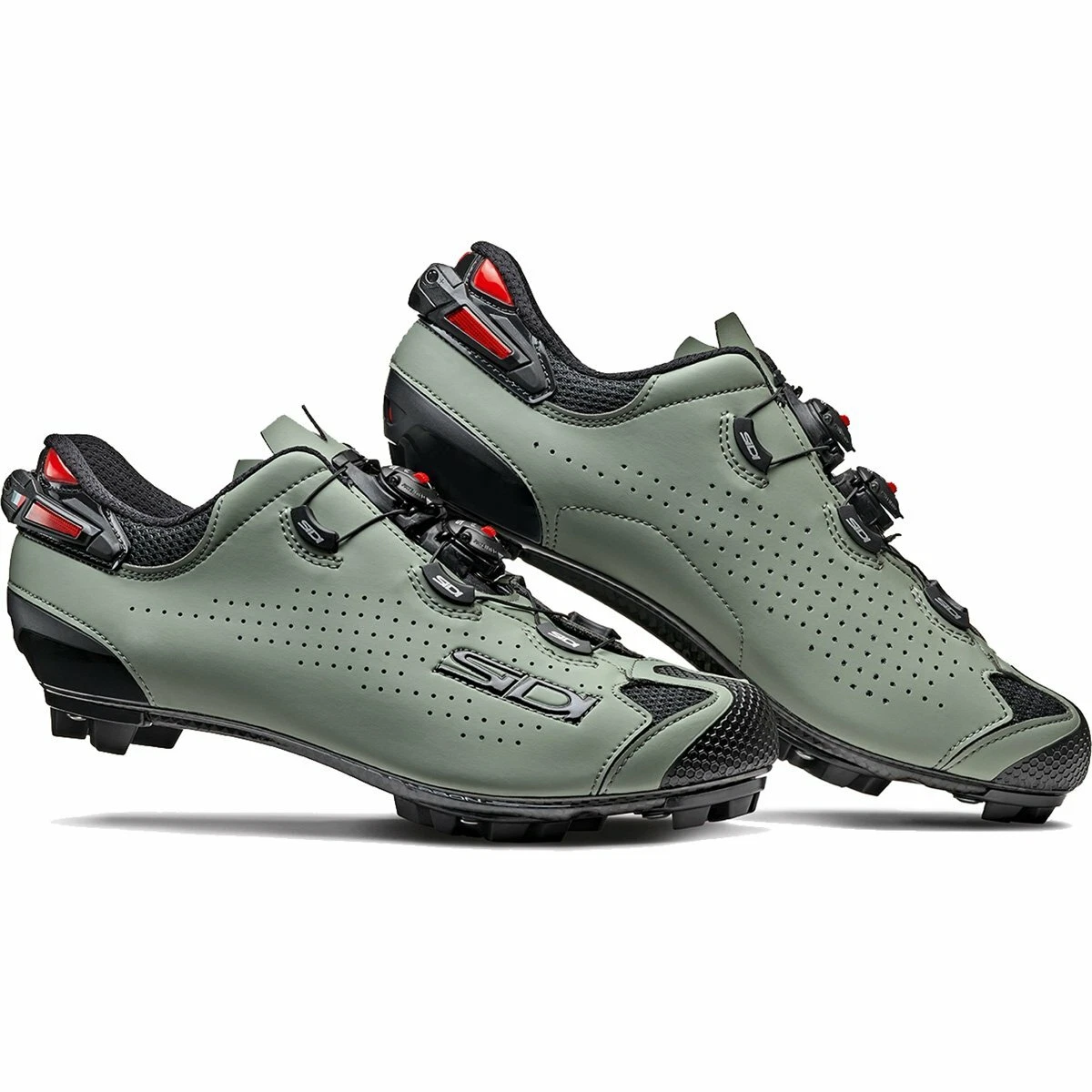 Sidi Men s Tiger 2 Mountain Bike MTB Shoes Black Sage EUR 43.5