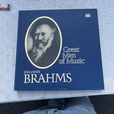 Time Life Great Men of Music 4 LP Box Set Brahms Vintage Vinyl LP