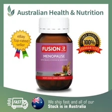 FUSION HEALTH MENOPAUSE 60C // RESEARCHED HERBS + FREE SAME DAY SHIPPING