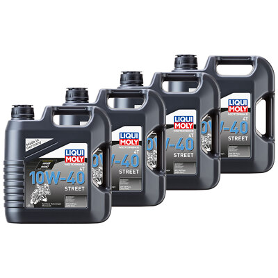 Motorenöl LIQUI MOLY Street 10W40 4x 4Liter für BMW Ducati Honda Kawasaki Suzuki