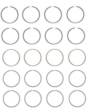 EngineTech Piston Ring Set for 1 Engine .25mm .010in Oversize .25mm .010in Overs