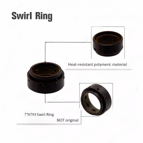 24pcs Plasma Tip 40A Electrode O-Ring for Hobart Airforce 40i Cutter XT40R Torch - Picture 4 of 5