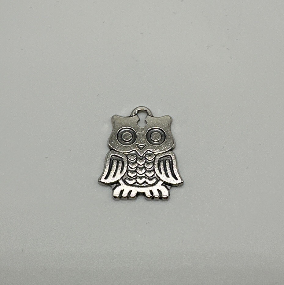 Retired James Avery Owl Hoot Charm Sterling Silver Vi… Gem