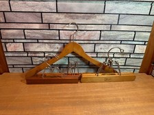 Vintage Setwell/Chancellor Wooden Suit/Pants Hangers 3x, Same Day QuikShip