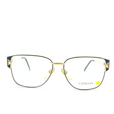 Cereda Eyeglasses SC-401 Gold Black Full Rim Square Frames 54[]15 135 mm