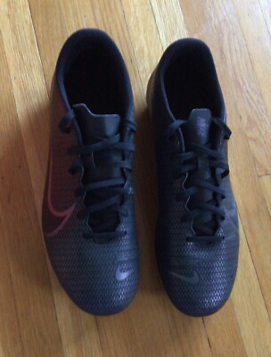 Nike Vapor 13 Club FG/MG Soccer Cleats Black Black AT7968-010 Mens Size 11