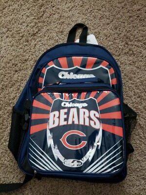 NFL Chicago Bears Adult / Kids Backpack with Insulated Lunch Box- NEW With Tags!