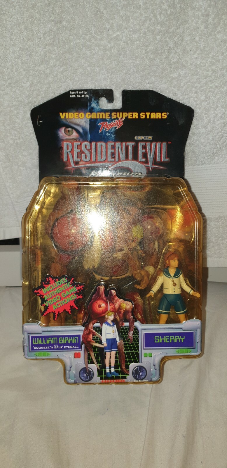 Details about Capcom Resident Evil Platinum 2 Series William Birkin and Sherry Action Figures