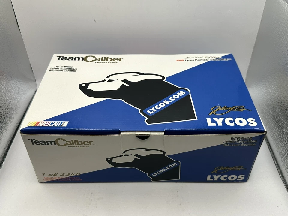 Team Caliber Owners Series NASCAR Diecast 1:24 Johnny Benson#10 Lycos Grand Prix - Image 2 of 2