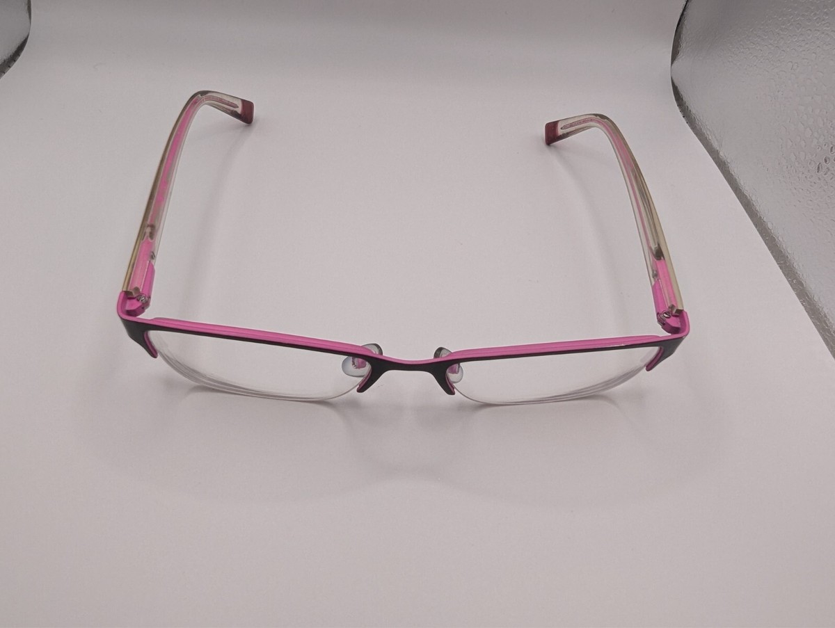 Furla VU4303K EUC FRAMES ONLY Pink  & Brown Oval Half Rim Metal
Sunglass Feames Furla GLOBE VU4303K COL.0483 53-18-135 Hot Pink Half Rim  main image 3