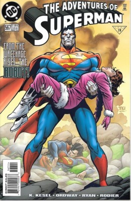The Adventures of Superman Comic Book #567 DC Comics 1999 VERY