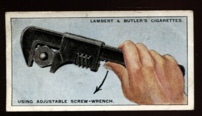 Lambert Butler, Tipps für Autofahrer, 1929, mit verstellbarem Schraubenschlüssel, #15