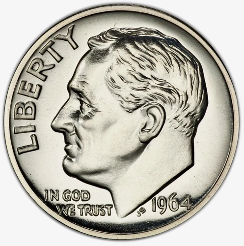 Rosevelt Silver Dime Proof Lot 1964 PCGS PR 67 Uncirculated 10c Coin