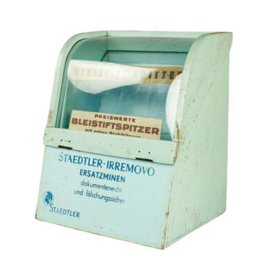 Staedtler Theken Display Irremovo Kugelschreiberminen Spitzer Vintage 40er 50er