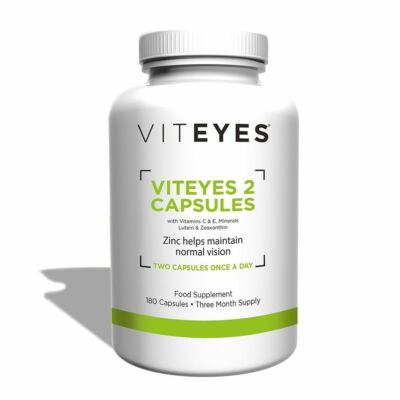 Viteyes 2 KAPSELN 180 Kapseln 3 Monatsvorrat AREDS2 Formel Nährstoffe Neu mit Etikett