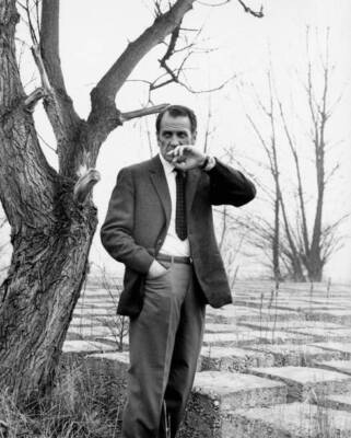 Massimo Girotti acting in the film 'Teorema' 1970s OLD PHOTO 1