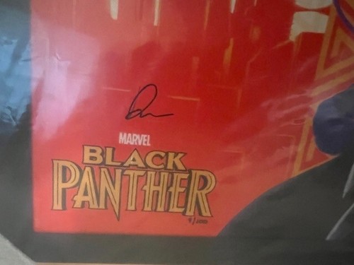 Sideshow Fine Art Giclee Print Black Panther: Long Live The King Variant 9/100 - Picture 3 of 5