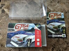 GT 64 Nintendo 64 extremely rare box and manual only authentic free fast ship