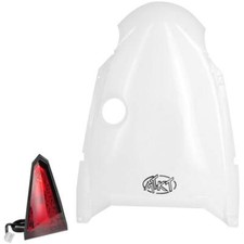 MTKT KOTFLÜGEL HINTEN MIT SCHREISCHEINWERFER, WEISS