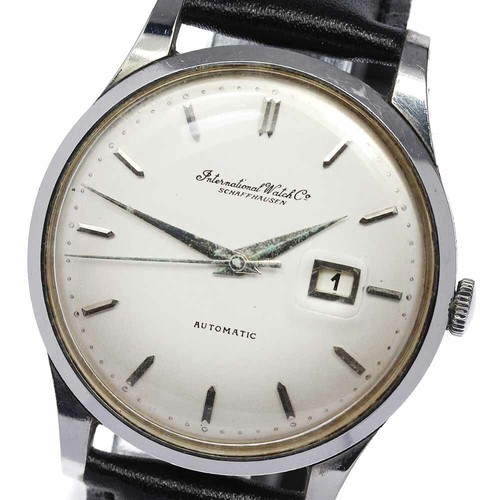 IWC SCHAFFHAUSEN Vintage Date cal.8531 Silver Dial Automatic Men's  Watch_651119 | eBay