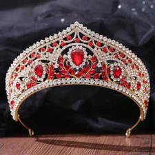Crystal Leaf Crowns Wedding Hair Accessori Party Headpieces Bride Tiaras Jewelry