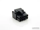 PC 8-pin (6+2) PCI-E Connector Housing Female - BLACK 1 pc