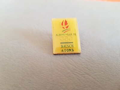 Pin's SPORT - JO - Jeux Olympiques ALBERTVILLE 92 - Bausch & lomb 1992