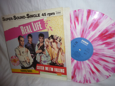 Maxi 12'' Real Life, Catch Me I'm Falling Expoding Bullets, CURB Multicolour 1983