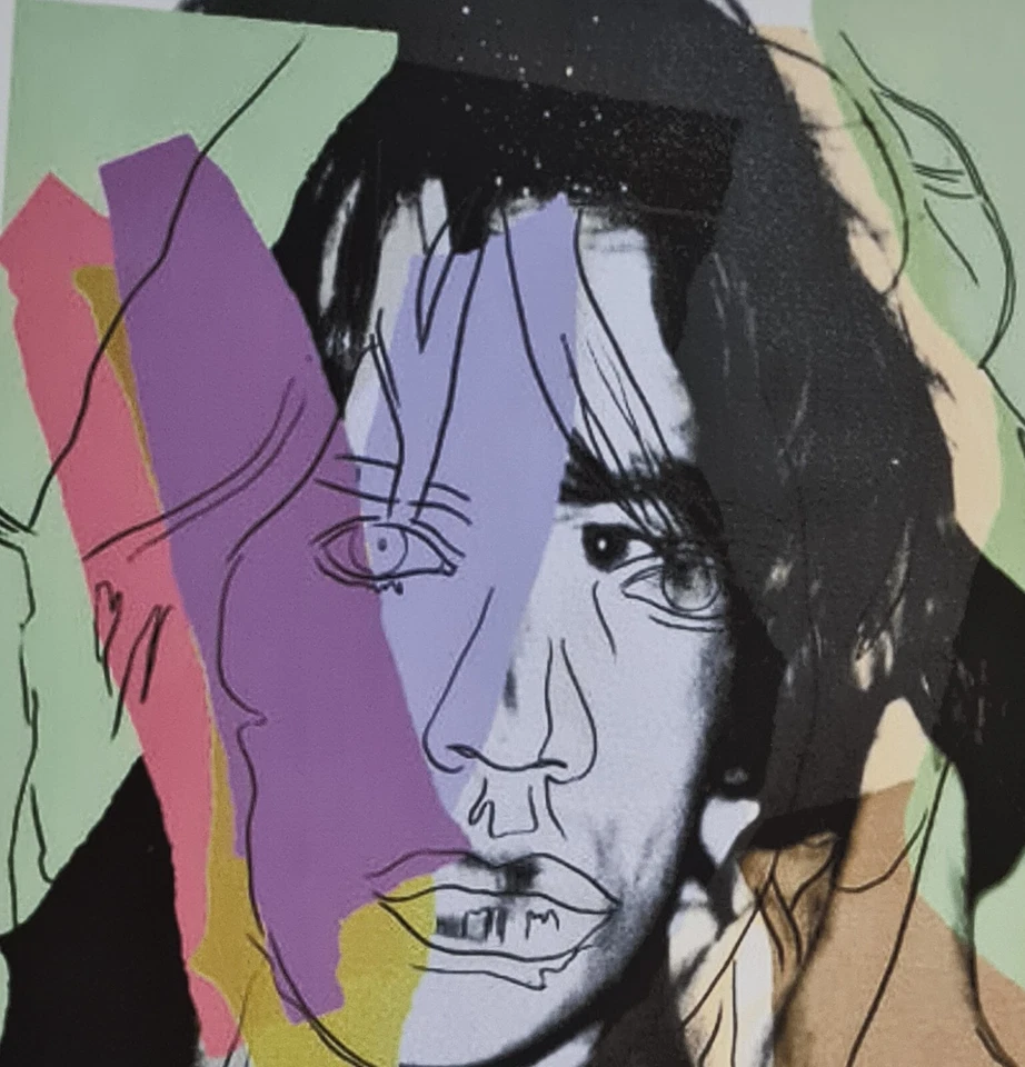 ANDY WARHOL * Mick Jagger * signed lithograph * Kunstdruck * limited # xx/100 - Bild 4 von 4