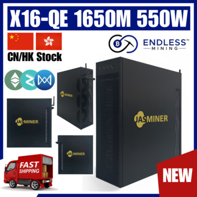 JASMINER X16-QE 1650Mh/s 6GB 550W - Input Voltage 110-240V | Endless Mining