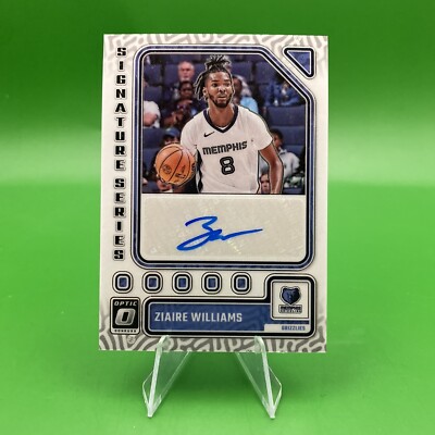2023-24 Panini Donruss Optic - Signature Series SS-ZWL Ziaire Williams Grizzlies