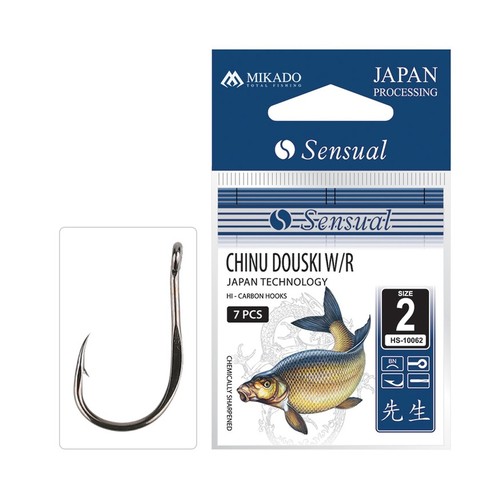 MIKADO CHINU 9 gancio da pesca per carpa appiattito resistente gancio da pesca #6 (0,42 EUR/p.) - Foto 2 di 2