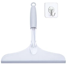 Shower Squeegee for Bathroom Shower Glass Doors 10'' Rubber Window Cleaner Sq...