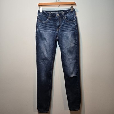 American Eagle Jeans Hi-Rise Jegging 4 Regular Womens Skinny Denim