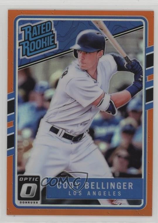 2017 Panini Donruss Optic Rated Rookies Orange Prizm /199 Cody Bellinger #65 y8x