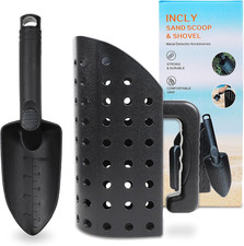 Sand Scoop for Metal Detecting, Metal Detector Tools Heavy Duty Digging Shovel
