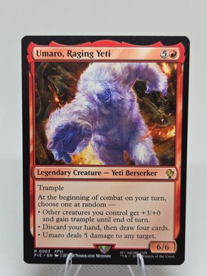 Umaro, Raging Yeti X1 FIC MTG Commander Final Fantasy