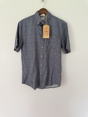 New Faherty Men s SS Breeze Palm Shirt Size: Small
