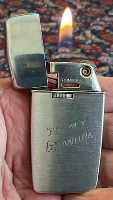 Vintage Ronson Slim Windlite Lighter. W. Germany / Works