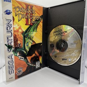 Panzer Dragoon II Zwei (Sega Saturn, 1996) Complete w/Case, Manual + Reg Card!!