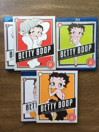 BETTY BOOP Essential Collection Volume 1,2 & 3  RARE Blu Ray